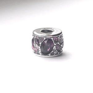 Chamilia purple Mosaic bead